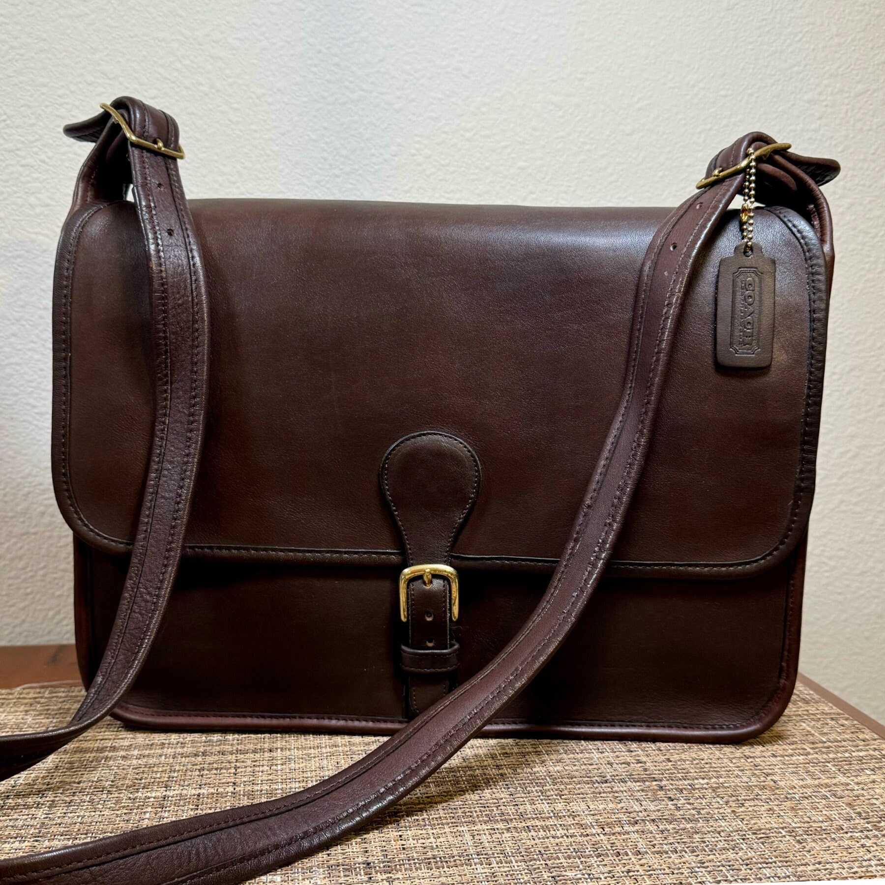 Coach metropolitan courier messenger bag hot sale