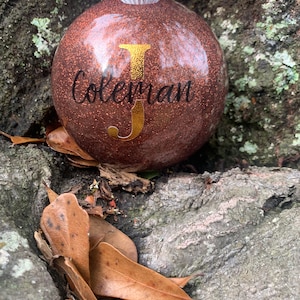 Personalizowane ozdoby brokatowe