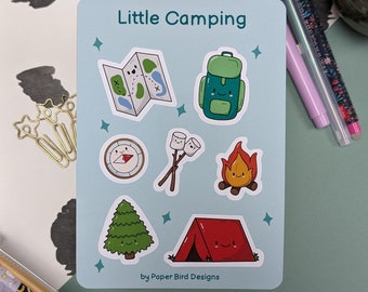 Little Camping sticker sheet | A6