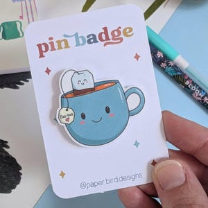 Best-teas Pin Badge | Cute Kawaii Cup Badge
