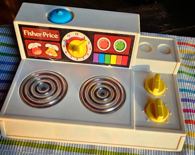 Vintage Fisher Price Stove Top Etsy