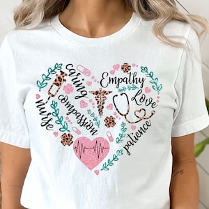 Love Nurse Shirt, Nurse T-Shirt, Nurse Tees, Cute Nurse Shirts, Nurse Appreciation Gift, Nurse Gift Idea, Nurses Week Gift