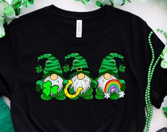 St Patrick's Day Gnomes Shirt, Gnomes Shirt, Happy St Patrick's Day Shirt, Clover Shirt, St Patrick's Day Shirt, Irish Shirt