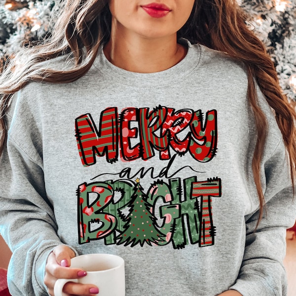 Christmas Sweatshirt, Womens Christmas Sweatshirt, Christmas Sweatshirts for Women, Christmas Women,Merry Christmas Sweatshirt