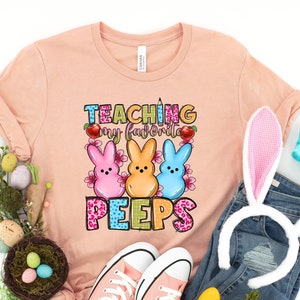 Teaching My Favorite Peeps Shirt, Lehrer Shirt, Ostern Lehrer Shirt, Lehrer T-Shirt, Lehrer T-Shirt, Peeps T-Shirt, Ostern Shirt