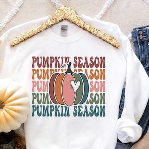 Hello Pumpkin Season Shirt, Love Fall Y&#39;All Shirt, Leopard Pumpkin Print Fall Shirt, Hello Pumpkin, Fall Vibes, Peace Love Thanksgiving
