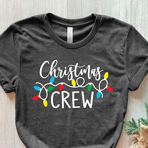 クリスマス クルー シャツ、ファミリー クリスマス シャツ、ファミリー クリスマス シャツ、クリスマス T シャツ、幼児用クリスマス シャツ、ホリデー シャツ