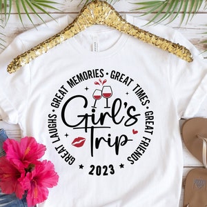 Girls Trip 2023 Shirt, 2023 Girls Trip Shirts, Cheaper Than Therapy, Girls Vacation Tshirts, Girls Weekend Trip Shirt, Vacay Mode Shirt