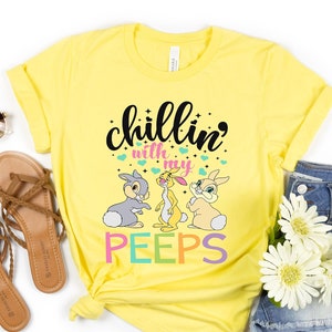 Chilling With My Peeps Shirt, Chilling With My Peeps Shirt, Süßes Ostershirt, Geschenk für Ostern, Peeps Ostershirt, Ostershirt