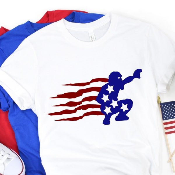 Dabbing Baseball 4th Of July Shirt, Tank, Hoodie, USA American flag, Patriotic Independence day Merica Shirt For Baseball Lovers