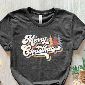 Merry Christmas Shirt,Merry Christmas Shirt,Christmas T shirt, Christmas Family Shirt,Christmas Gift,70s Style Merry Christmas Shirt