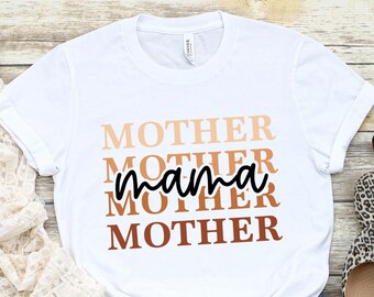 Retro Mama Shirt, Mama Shirt, Mama Tshirt, Retro Mama T-Shirt, Retro Mom Shirt, Mom Life Shirt, Gift for Mom, Mom Gift