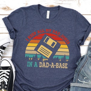 Je garde toutes mes blagues de papa dans une chemise de papa-a-base, chemise de nouveau papa, chemise de papa, chemise de papa, chemise de fête des pères, meilleure chemise de papa, cadeau pour papa