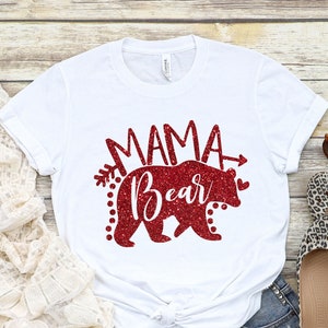 Mama Bear Shirt, Mothers Day Gift, Mama Bear Gift,Gift For Mom,Baby Shower Gifts, Animal Natural Lover Shirt, Cute Mama Bear Shirt, Mom Life