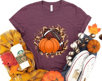 Leopard Pumpkin Shirt, Cheetah Pumpkin Shirt,Thanksgiving Shirt,Football Thanksgiving Shirt,Fall Shirt,Game Day Shirt,Family Matching Shirt
