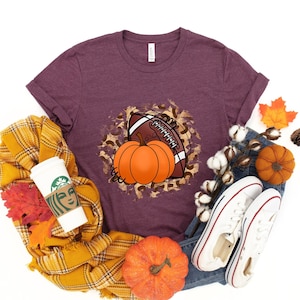 Leopard Pumpkin Shirt, Cheetah Pumpkin Shirt,Thanksgiving Shirt,Football Thanksgiving Shirt,Fall Shirt,Game Day Shirt,Family Matching Shirt