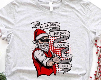 T-shirt Love Rocks Christmas Message - Neuf Sans étiquettes, Gris, Taille S