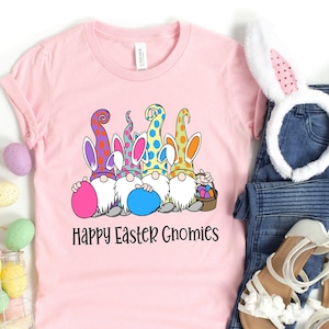 Happy Easter Gnomies Shirt, Easter Gnome Shirt, Happy Easter Shirt, Cute Easter Shirt, Gift For Easter Day, Peeps Easter Shirt