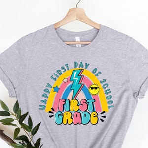 Hello First Grade Shirt, Back to School Shirt, Teacher Shirt, Team Teacher Shirt, First Grade Teacher Shirt, First Day Of School Shirt