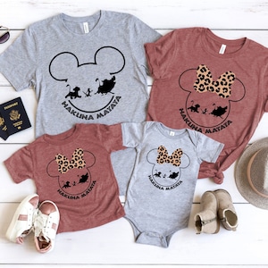 Gift For Disney Shirts,Hakuna Matata Shirt,Animal Kingdom Shirts,Disney Family Shirts,Leopard Disney Vacation Shirts,Couples Trip Shirts