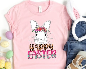 Happy Easter shirt, Women Easter shirt, Cute Easter shirt, Easter shirt, Happy Easter, Easter bunny shirt, bunny shirt,bunny kids shirt