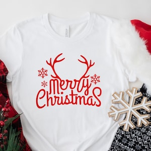 Merry Christmas Rendier Shirt, Rendier Shirt, Kerstmis Familie Shirt, Kerstmis Shirt, Merry Christmas Shirt, Kerstcadeau
