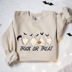 Halloween Trick or Treat Sweatshirt, Halloween Trick-Or-Treat, Halloween Trick-or-Treat Shirt, Funny Halloween Shirt, Halloween Shirt