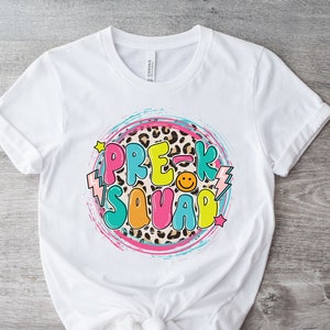 Hello Preschool Squad, Preschool Shirt, First Day Preschool Shirts, Preschool Teacher, Preschool Tee, Pre-K Tshirt, Hello Pre K