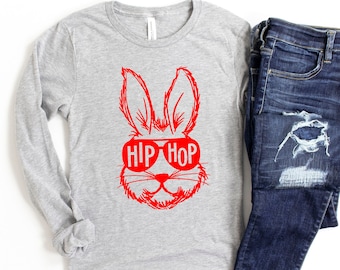 Hip Hop Easter Day Shirt, Easter Gift for toddler Kids Easter Shirt, Easter Day Shirt, Bunny Shirt, Hip Hop Easter Shirt, Hip Hop kids shirt