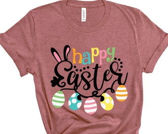 Happy Easter shirt, Women Easter shirt, Cute Easter shirt, Easter shirt, Happy Easter, Easter bunny shirt, bunny shirt