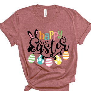 Frohe Ostern Shirt, Frauen Ostershirt, Süßes Ostershirt, Ostershirt, Frohe Ostern, Osterhase Shirt, Hasenshirt