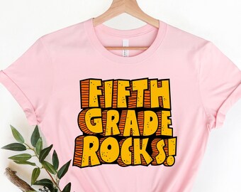 Hello Fifth Grade Shirt, Hello Fifth Grade Tshirt, Back to School Shirt , Teacher Gift, Gift for Teachers, Teacher Shirt, 5th Grade Teacher