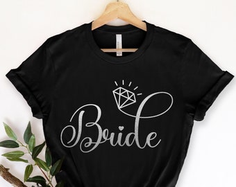 Bride Shirt, Bride to Be, Engagement Shirt, Honeymoon Shirt, Bridal Gift, Wedding Tee, Bridal Shower Gift, Bride Tshirt, Future Mrs