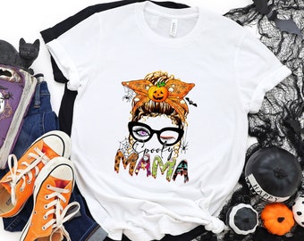 Spooky Mama Shirt, Halloween Shirt, Halloween Funny Shirt, Spooky Shirt, Halloween Party, Scary Halloween Shirts, Halloween Tshirt