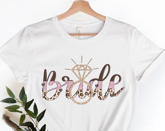 Bride Shirt, Bride to Be, Engagement Shirt, Honeymoon Shirt, Bridal Gift, Wedding Tee, Bridal Shower Gift, Bride Tshirt, Future Mrs