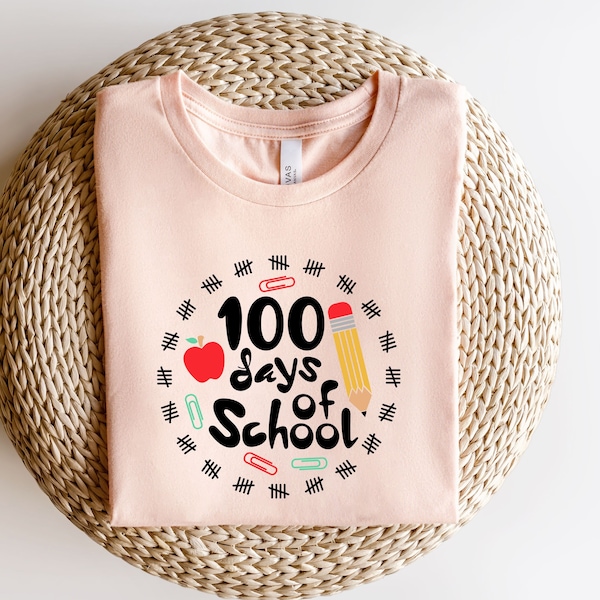 100 Days of School Shirt, 100 Day Shirt, 100th Day Of School Celebration, Student Shirt,Back to School Shirt, Gift For Teacher