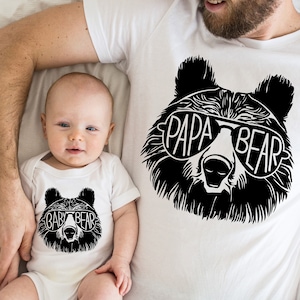 Papa Bear Shirt | Papa Bear Set, Papa Bear Baby Bear Shirt, Fathers Day Shirt, Bear Family Shirts, New Dad Gift, Baby Shower Gift, Dad Shirt