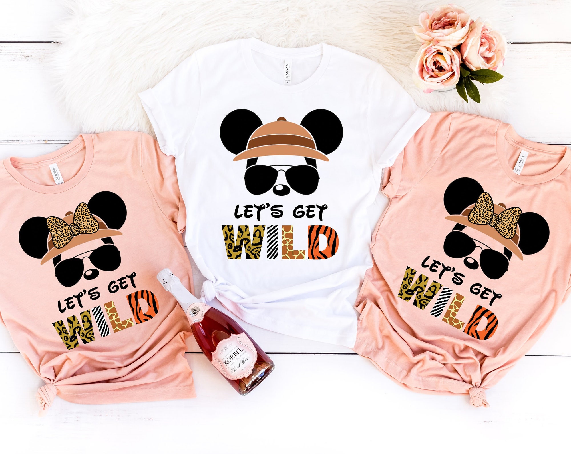 Let's Get Wild, Safari Zoo Shirt, Animal Kingdom Shirt,  Family Vacation Shirt