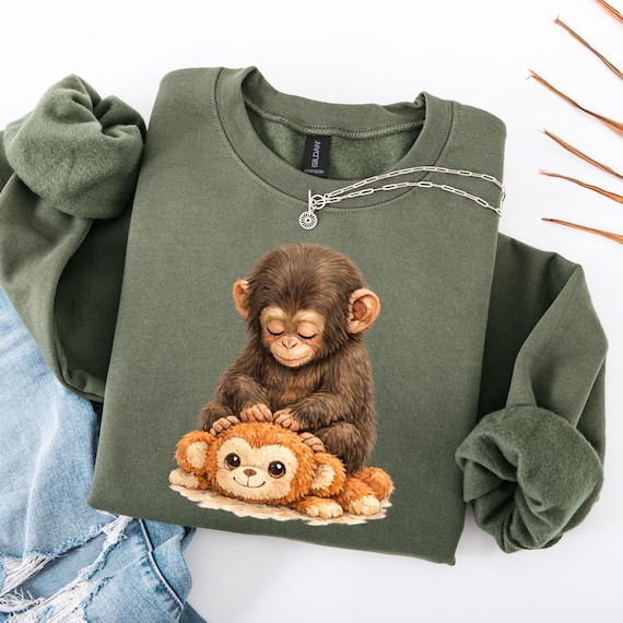 Sad Punch Monkey Shirt, Monkey Meme Tee, Trending Monkey Shirts, Cute Meme Shirt, Monkey Lover Gift, Animal Lovers, Support Punch Monkey