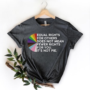 Equal Rights for Others Does Not Mean Fewer Rights for You It's Not Pie T-shirt, LGBT Rainbow Sweatshirt,Equal Rights Shirt,Human Rights Tee