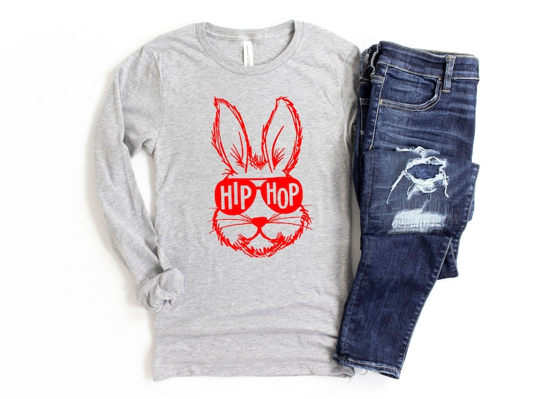 Hip Hop Easter Day Shirt, Easter Gift for toddler Kids Easter Shirt, Easter Day Shirt, Bunny Shirt, Hip Hop Easter Shirt, Hip Hop kids shirt image 1