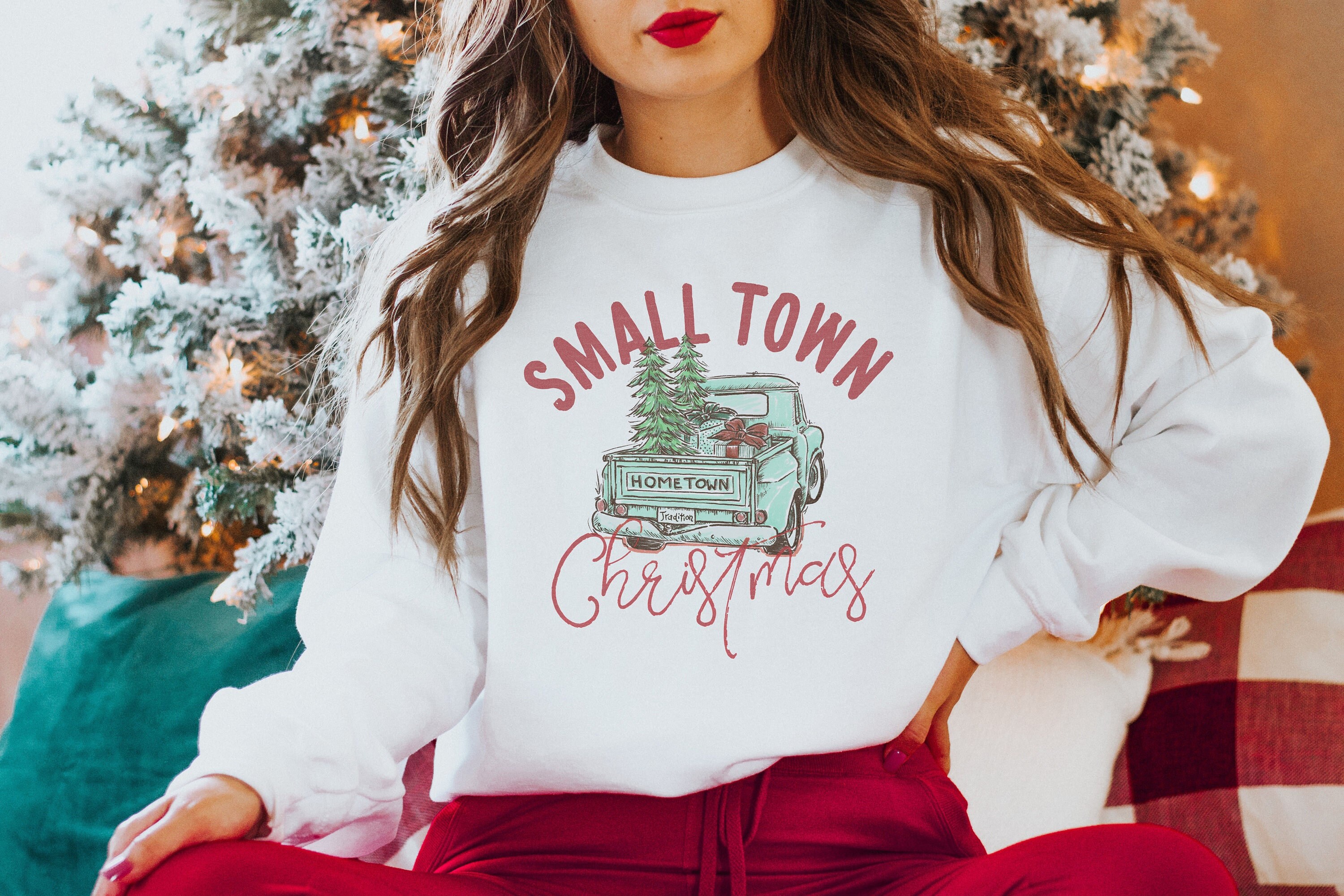 Small Town Christmas Tee Small Town Christmas Tee