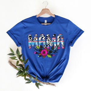 Mama Shirt, Shirt for MoM, Floral Shirt, Mothers Day Shirt, Floral Mama Shirt, Cute Mom Tee, Pastel mama Shirt image 4