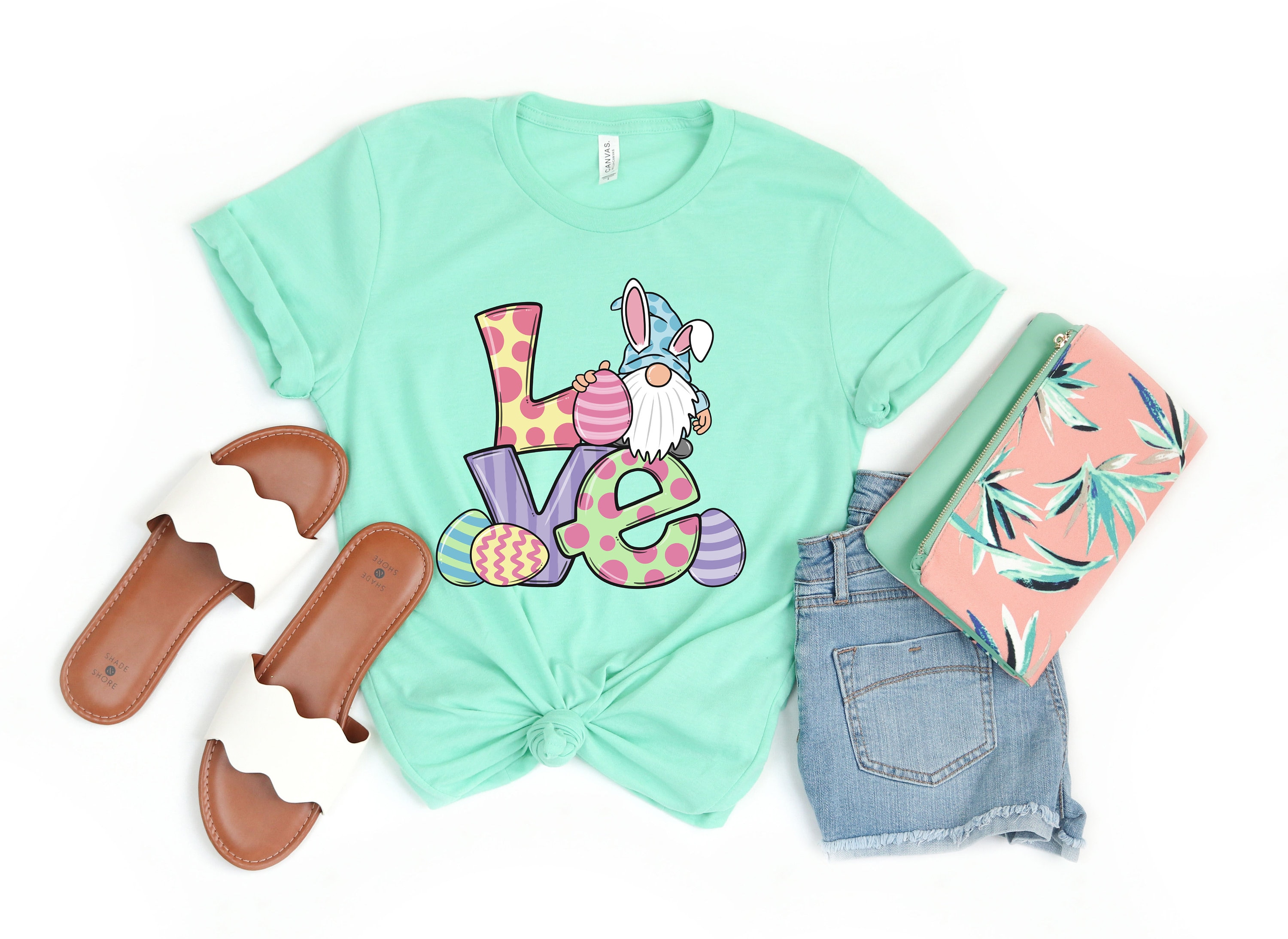 Discover Easter Love Shirt,Easter Gnome Shirt,Easter Love Gnome T-Shirt