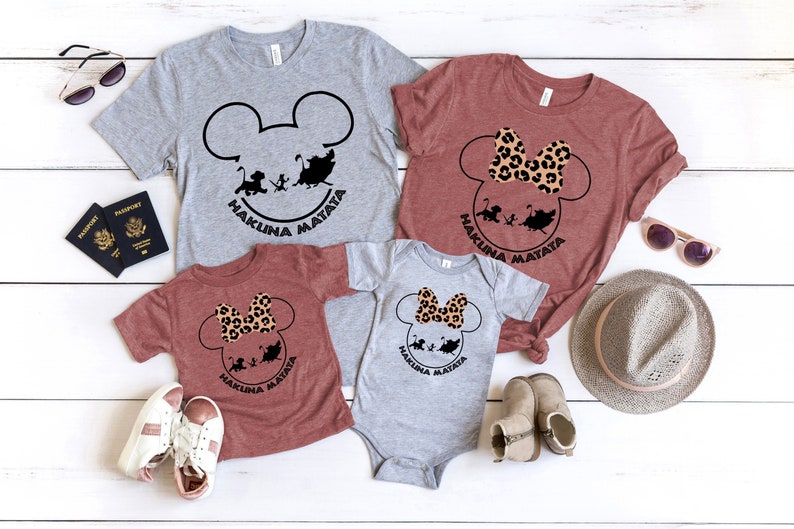 Gift For Disney Shirts,Hakuna Matata Shirt,Animal Kingdom Shirts,Disney Family Shirts,Leopard Disney Vacation Shirts,Couples Trip Shirts 