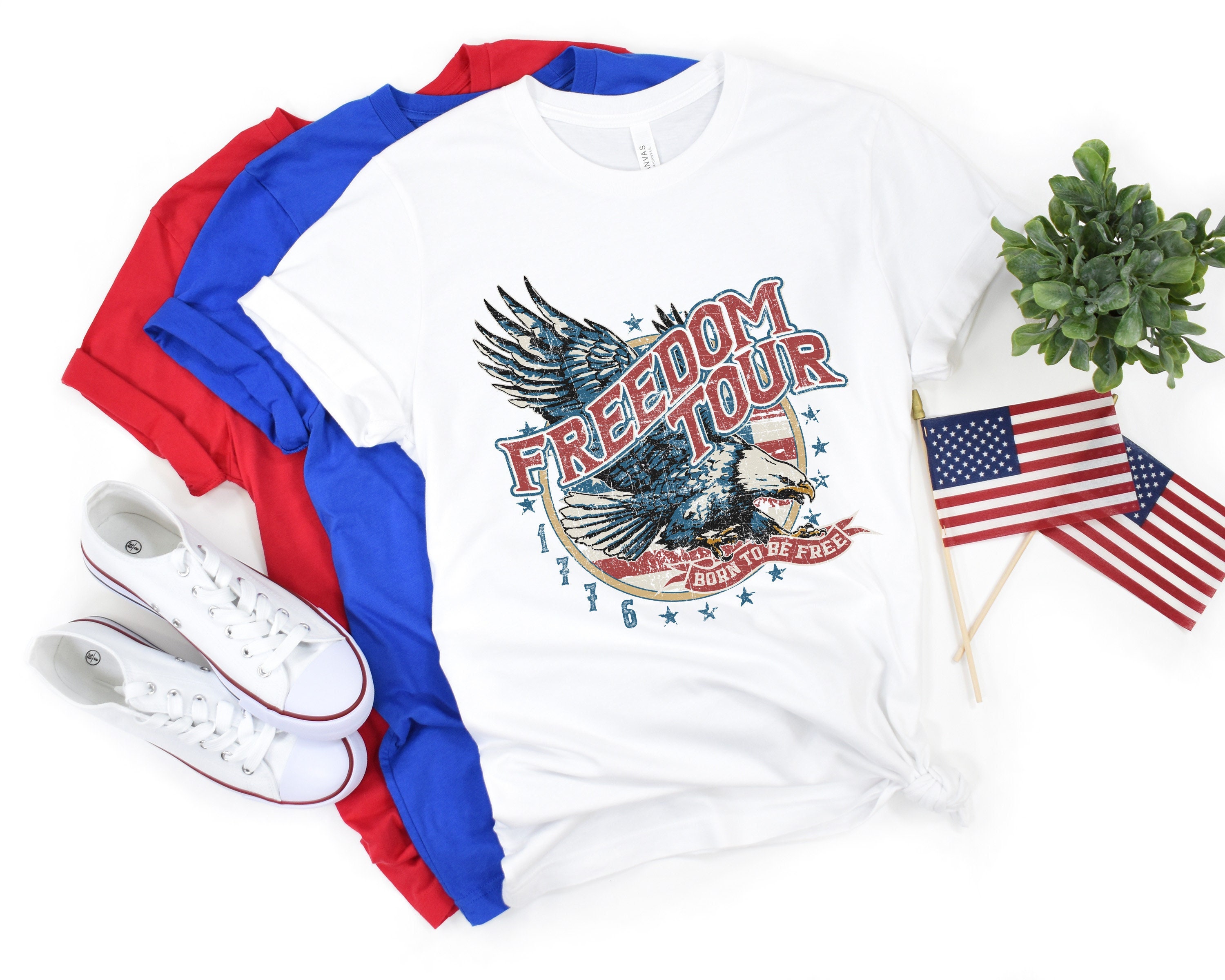 Freedom Tour, Born to Be Free T-shirt, American Eagle Shirt 