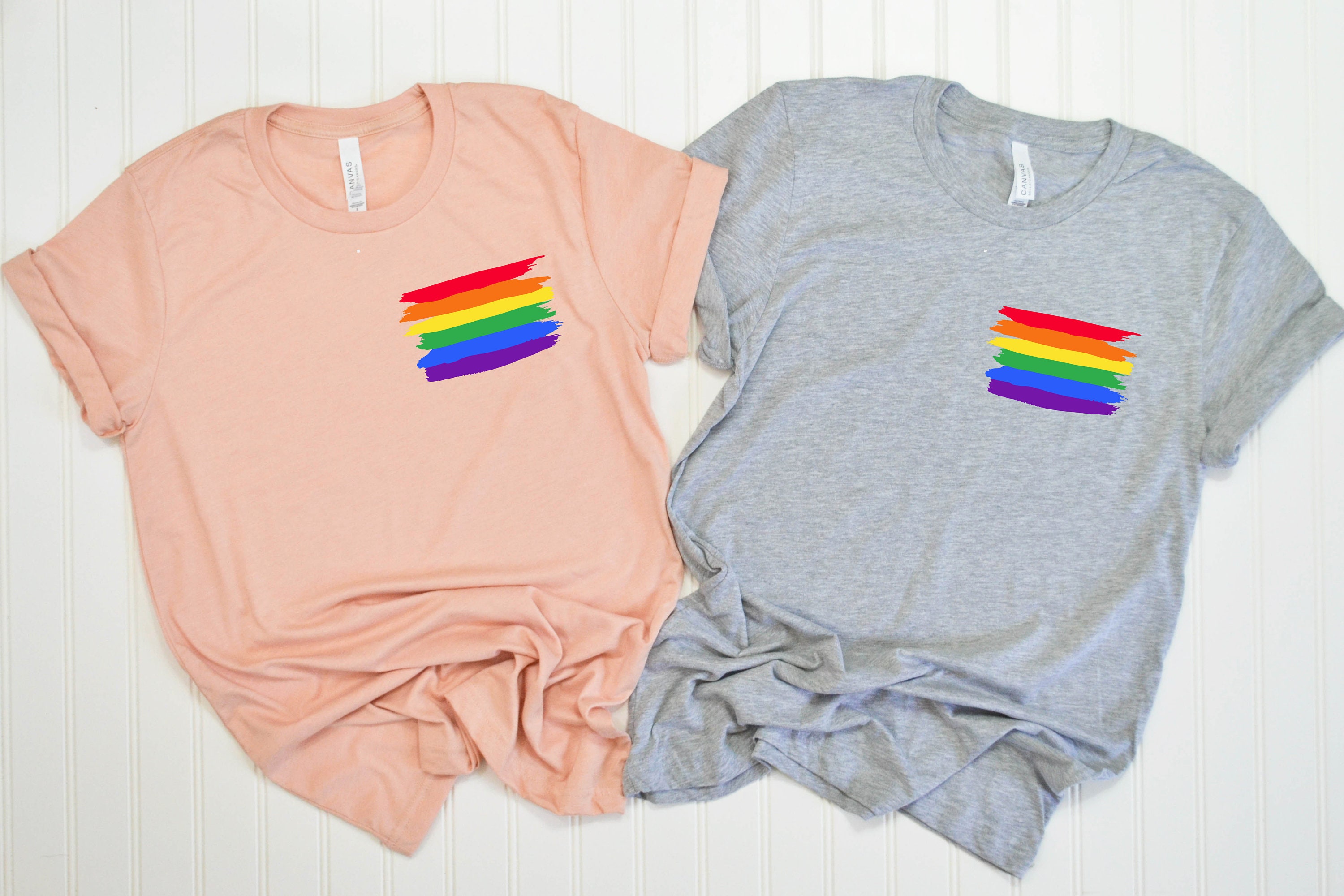 LGBT Shirt Pride Flag Shirt LGBT Flag Shirt Bisexual Shirt | Etsy