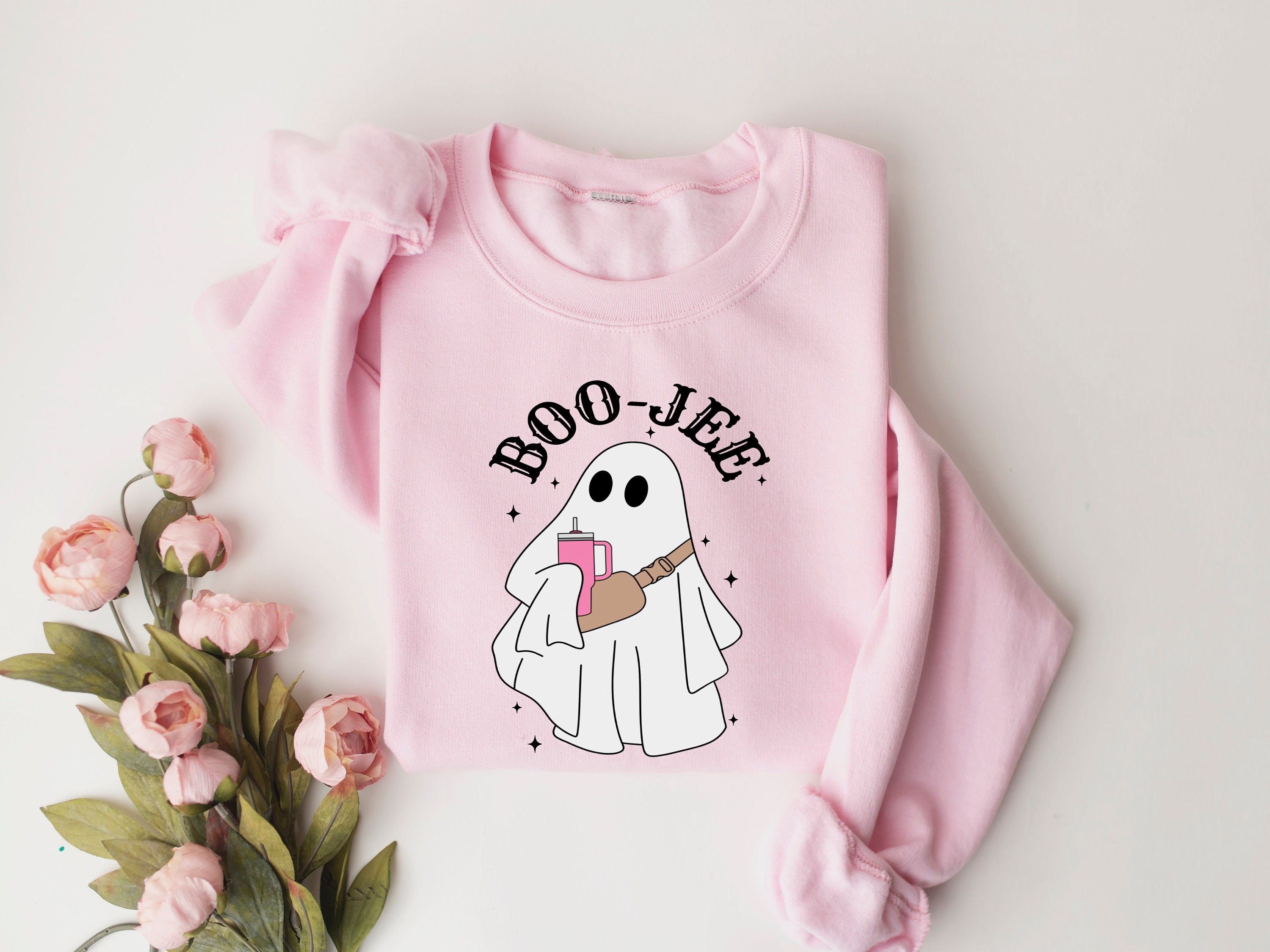 Halloween Ghost Sweatshirt, Boo Jee Shirt, Boo Shirt, Spooky Ghost Hoodie, Spooky Season Ghost Sweater, Spooky Vibes Shirt, Halloween Gifts