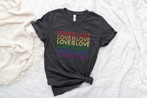 Love is Love T-Shirt, Womens Love is Love Shirt, Pride Shirt, Mens Love is Love Shirt, Kindness Shirts, LGBTQ Support Tees, Gay Pride Shirt