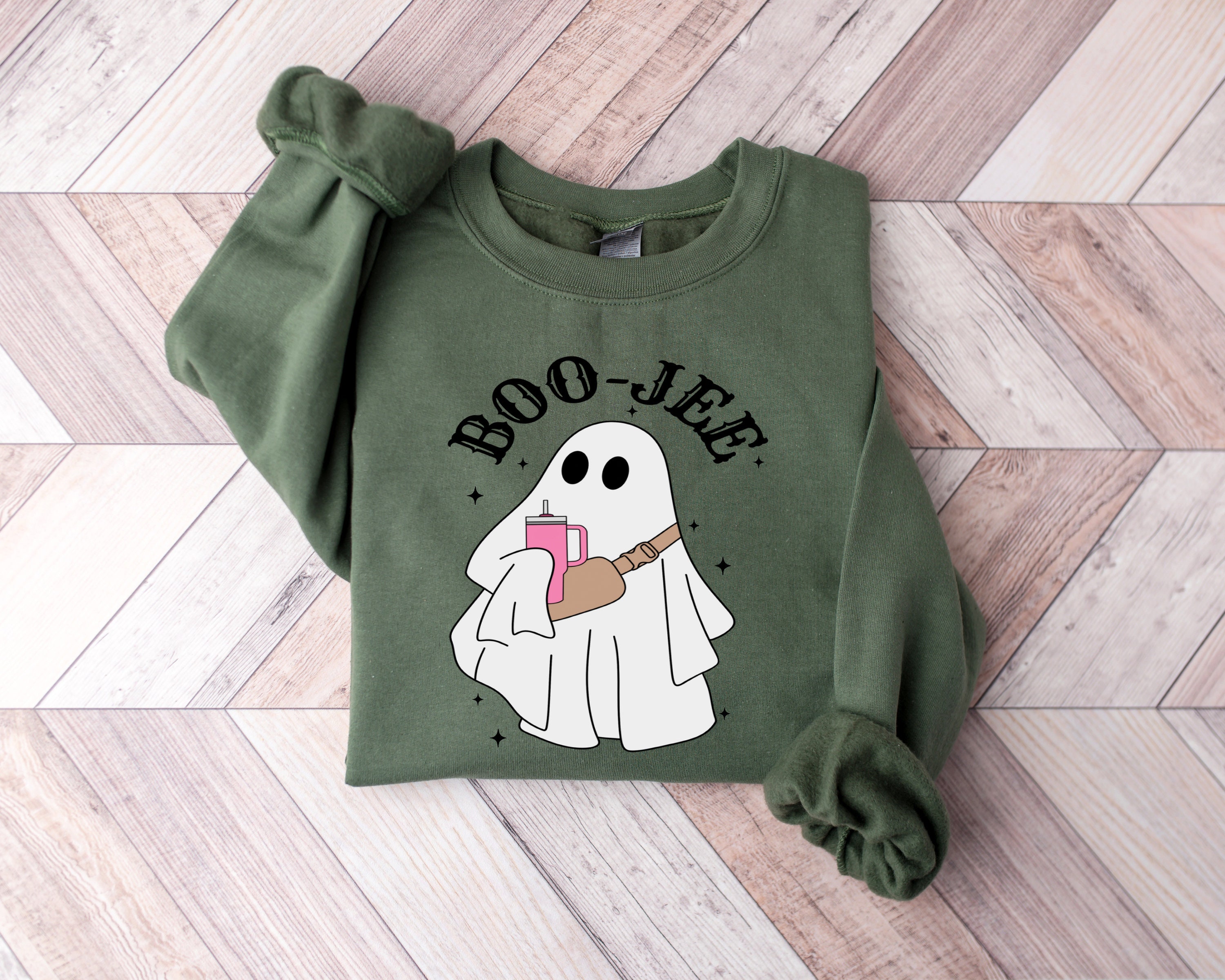 Halloween Ghost Sweatshirt, Boo Jee Shirt, Boo Shirt, Spooky Ghost Hoodie, Spooky Season Ghost Sweater, Spooky Vibes Shirt, Halloween Gifts